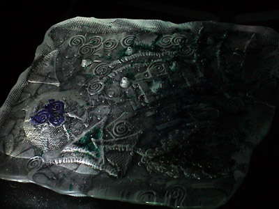 Cast glass and moving image